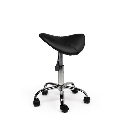 Siège amazone Office Bas roulettes dures noir