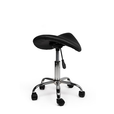 Siège amazone Office Bas roulettes dures noir