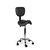 Siège amazone Office dossier Medium roulettes dures noir