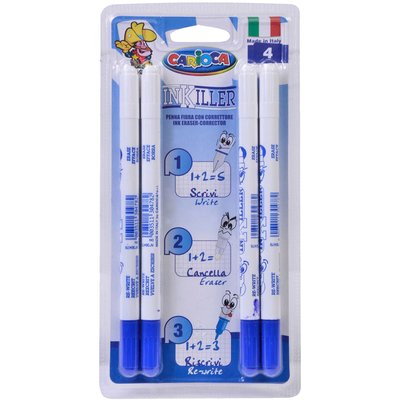 Effaceur d'encre Carioca Inkiller set 4 pièces