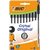 Stylo bille BIC Cristal Medium noir blister 10 pièces