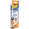 Stylo bille BIC Cristal Medium bleu blister 5 pièces Photo