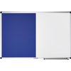 Combibord Legamaster UNITE blauw vilt-whiteboard 60x90cm foto