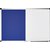 Combibord Legamaster UNITE blauw vilt-whiteboard 60x90cm