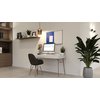 Combibord Legamaster UNITE blauw vilt-whiteboard 60x90cm foto