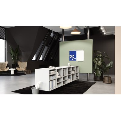 Combibord Legamaster UNITE blauw vilt-whiteboard 60x90cm