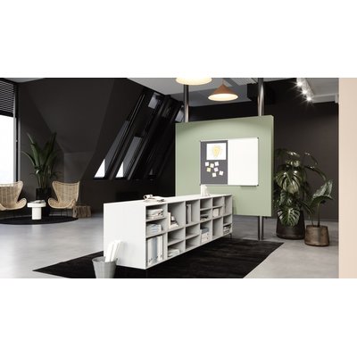 Tableau combi Legamaster UNITE Feutre gris-Tableau blanc 90x120cm