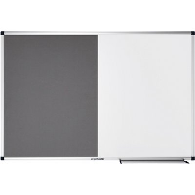 Combibord Legamaster UNITE grijs vilt-whiteboard 60x90cm