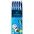 Balpen Schneider Slider Memo XB blauw 4st + 1 gratis Slider balpen