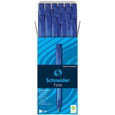 Balpen Schneider Fave medium blauw