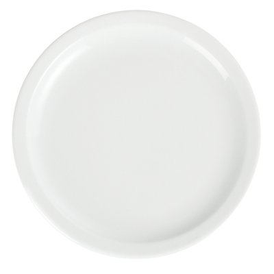 Bord Olympia Whiteware Ø23 cm doos 12 stuks wit