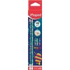 Crayon graphite Maped Pixel Party embout gomme set 12 pièces assorti Photo