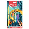 Crayon de couleur Maped Jungle Fever Jumbo set 12 couleurs Photo