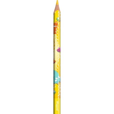 Crayon de couleur Maped Jungle Fever Jumbo set 12 couleurs