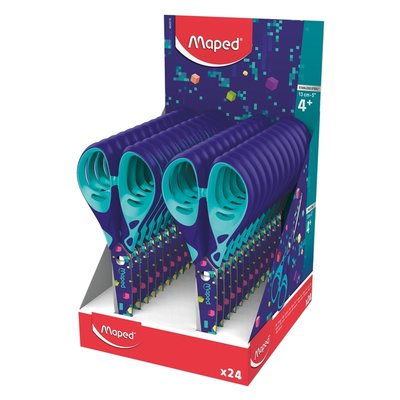 Schaar Maped Pixel Party 13cm display à 24 stuks
