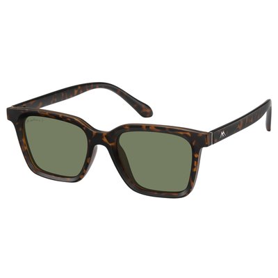 Zonnebril Montana met smoke gepolariseerd glas mat turtle