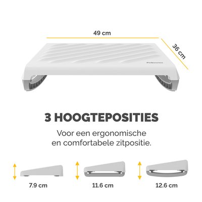 Voetensteun Fellowes Breyta wit