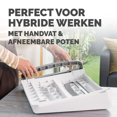 Voetensteun Fellowes Breyta wit