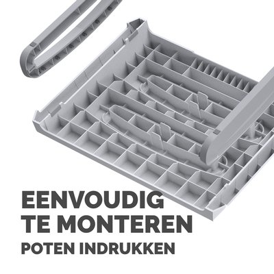 Voetensteun Fellowes Breyta wit