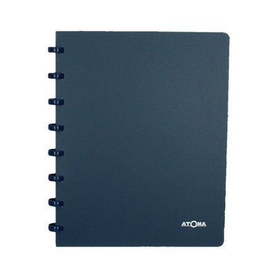 Adresboek Atoma A5 lijn 54vel 90gr PP assorti