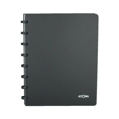 Adresboek Atoma A5 lijn 54vel 90gr PP assorti