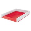 Brievenbak Leitz WOW A4 wit/rood foto