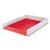 Brievenbak Leitz WOW A4 wit/rood