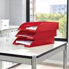 Brievenbak Leitz Wow A4 rood foto