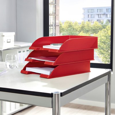 Brievenbak Leitz Wow A4 rood