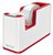 Plakbandhouder Leitz WOW wit/rood