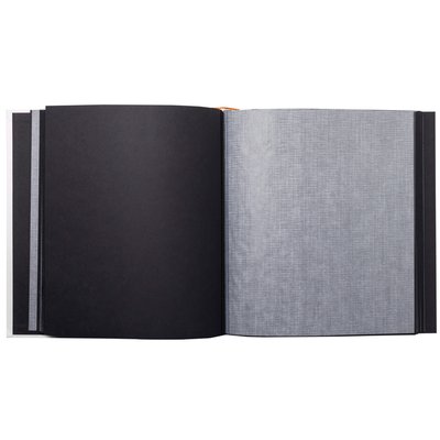 Fotoalbum Exacompta 29x32cm 60 zwarte pagina's Néo Déco wit