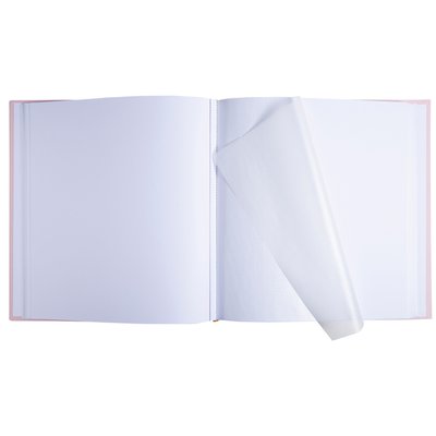 Album photo Exacompta 29x32cm 60 pages blanches Ellipse rose