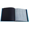 Fotoalbum Exacompta 29x32cm 60 zwarte pagina's Néo Déco blauw foto