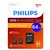 Carte mémoire Philips Micro SDXC Classe 10 UHS-I U1 64Go 2 pièces