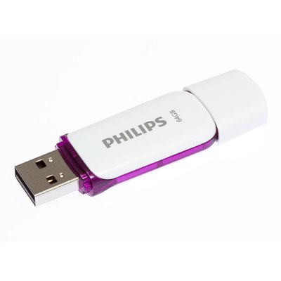 Clé USB 2.0 Philips Snow USB-A 64Go violet