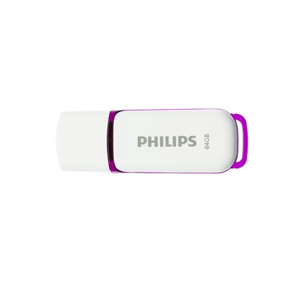 Clé USB 2.0 Philips Snow USB-A 64Go violet