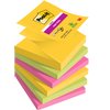 Memoblok Post-it 3M Z-Note R330 Super Sticky 76x76mm Carnival 6 stuks foto