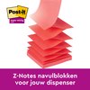 Memoblok Post-it 3M Z-Note R330 Super Sticky 76x76mm Carnival 6 stuks foto