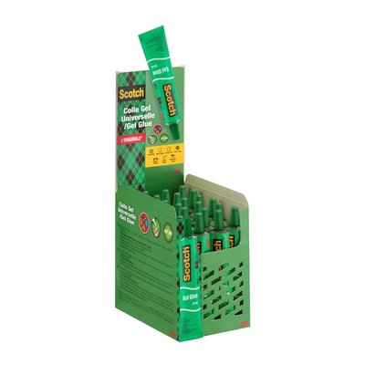 Lijm Scotch gel 30ml display 24stuks