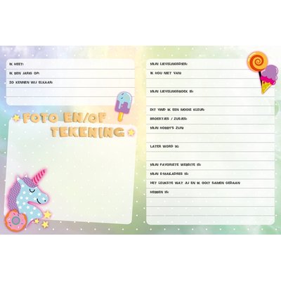 Vriendenboek Interstat Unicorn