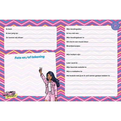 Vriendenboek Interstat Barbie