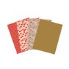 Papier créa Décopatch 30x40cm set 4 feuilles Thème L'amour est dans le pré Photo