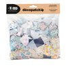 Hobbypapier Décopatch 3x3cm set à 11.000 stuks assorti foto