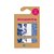 Papier créa Décopatch 30x40cm set 4 feuilles thème Nuances de bleu