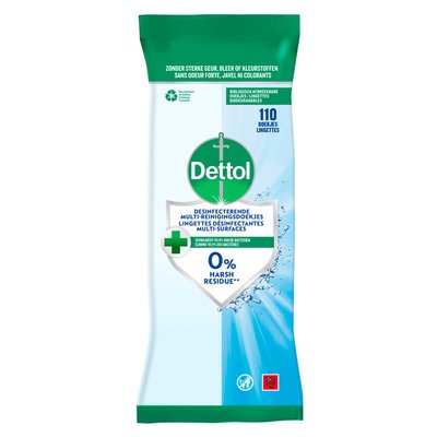 Lingettes désinfectantes Dettol antibactérien Cleanser 110 pièces