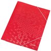 Elastomap Leitz WOW A4 3 kleppen rood foto