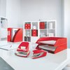 Classeur Leitz WOW A4 Maxi 2 anneaux méc-D 25mm rouge Photo