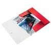Elastomap Leitz WOW A4 3 kleppen PP rood foto