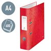 Classeur à levier Leitz WOW 180° laminé A4 80mm rouge Photo
