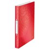 Classeur Leitz WOW A4 2 anneaux méc-O 25mm PP rouge Photo